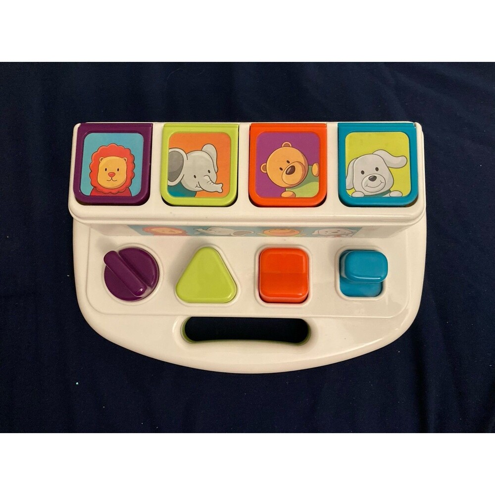 Battat Pop Up Animal Pals Infant Learning Toy